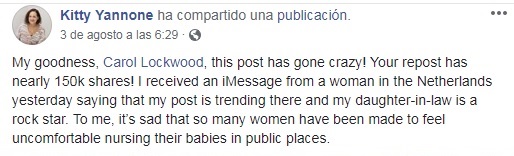 La nuera de Melanie Dudley opinó sobre la fotografía compartida en Facebook. (Kitty Yannone)