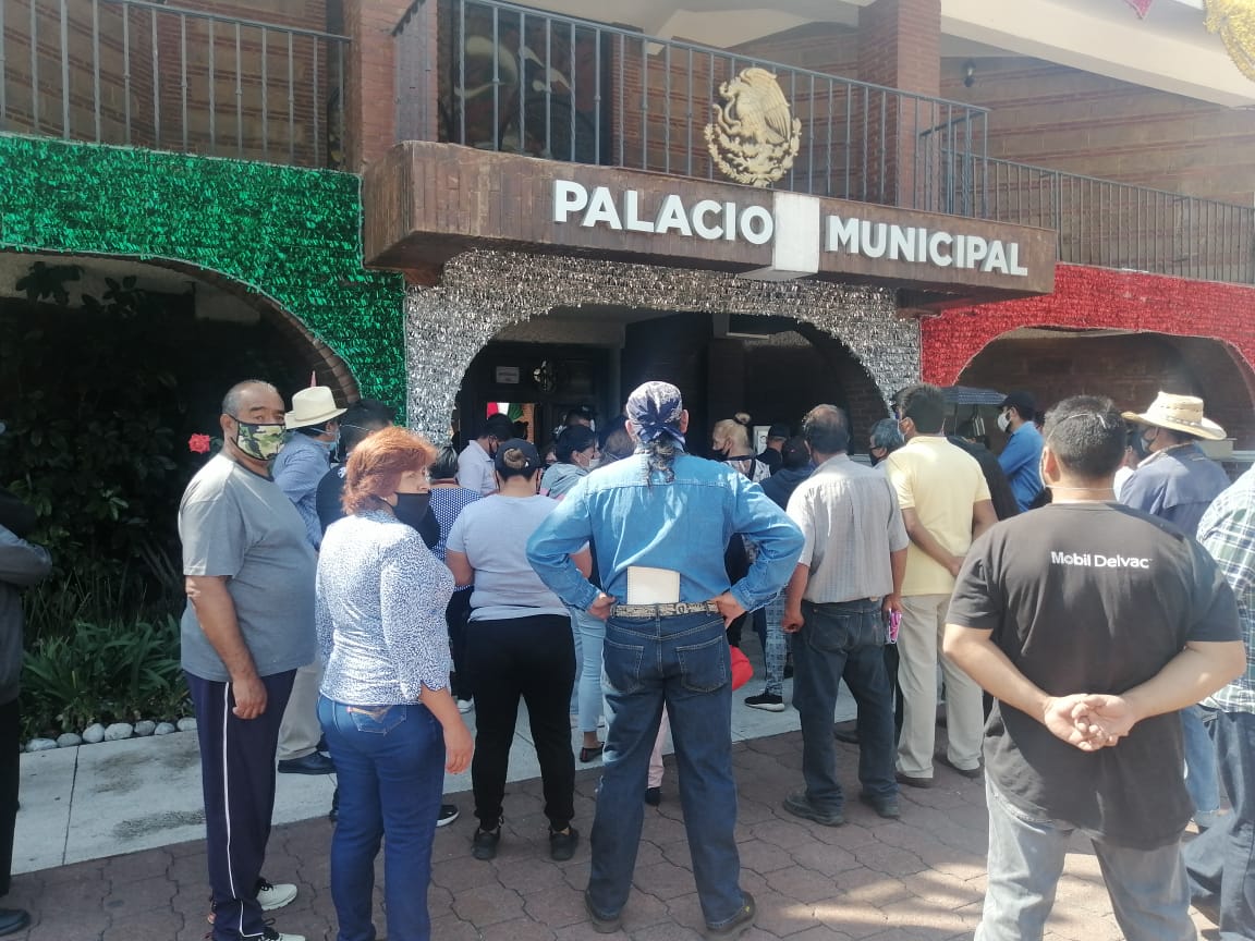Realizaron una caminata hasta el Palacio Municipal.