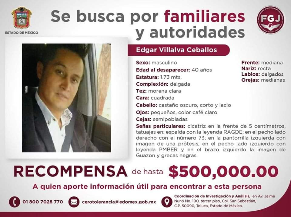Desapareció en abril de 2019 en calles de Toluca.