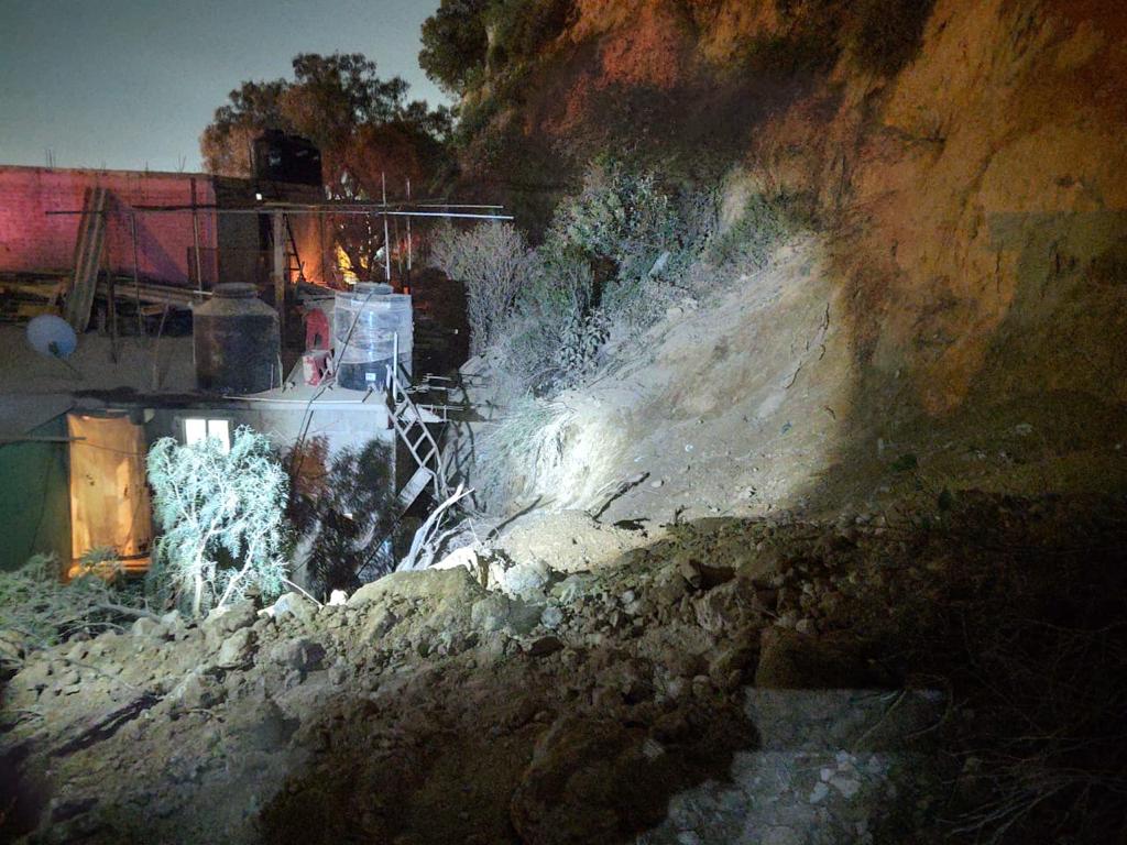 Las viviendas fueron construidas de manera irregular.