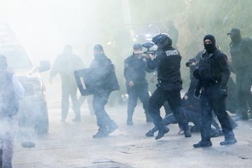 Bloquearon casi diez minutos la avenida Paseo de Monte Escondido.