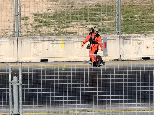 oficial de pista