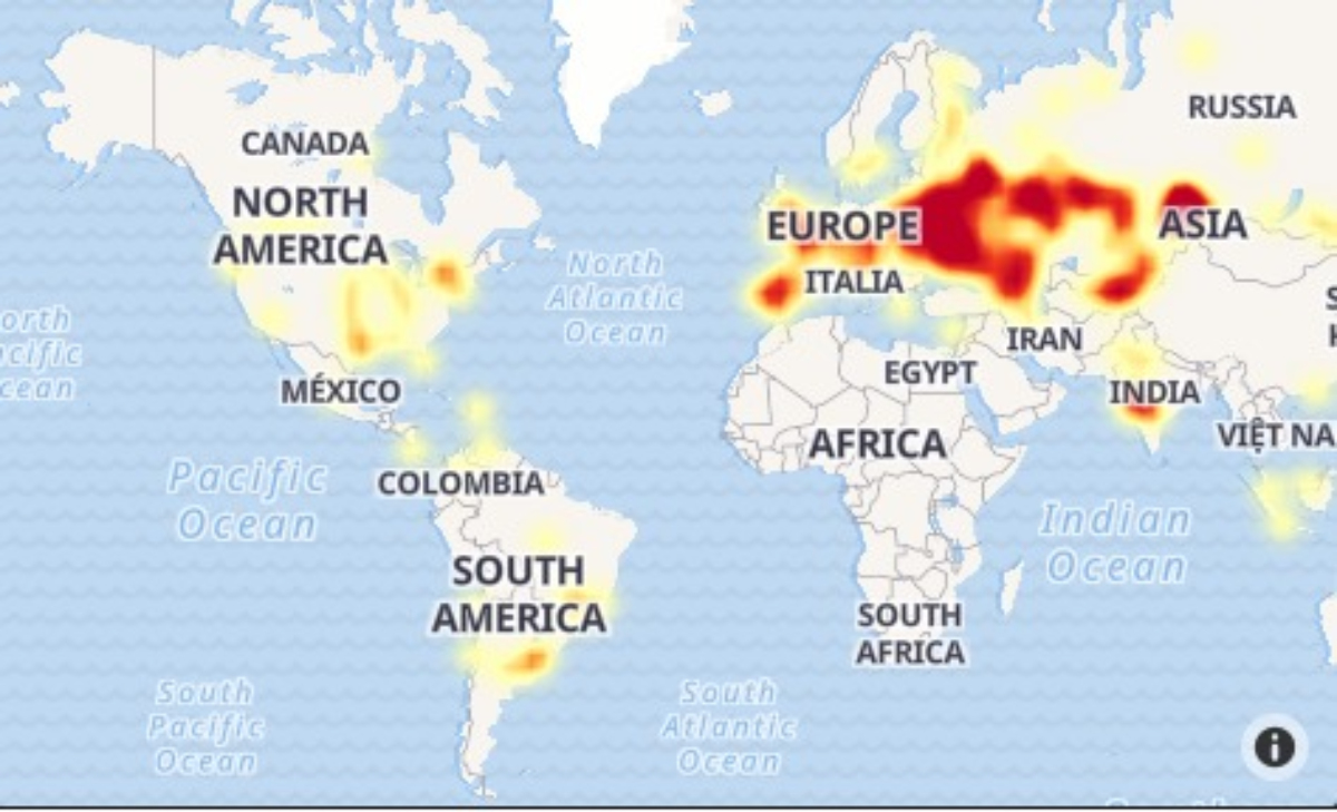 Instagram se cae (Downdetector).