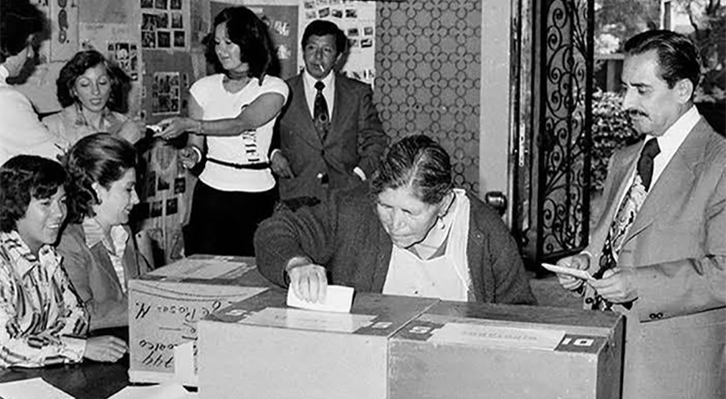 Primera elección femenina en México