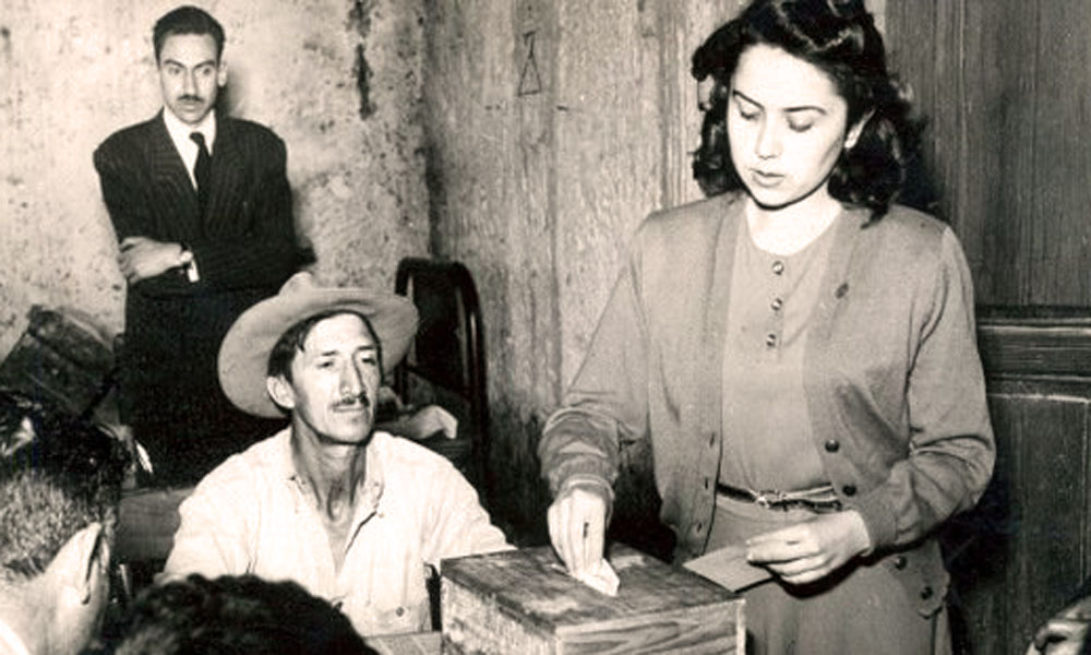 Mujeres en su primera elección