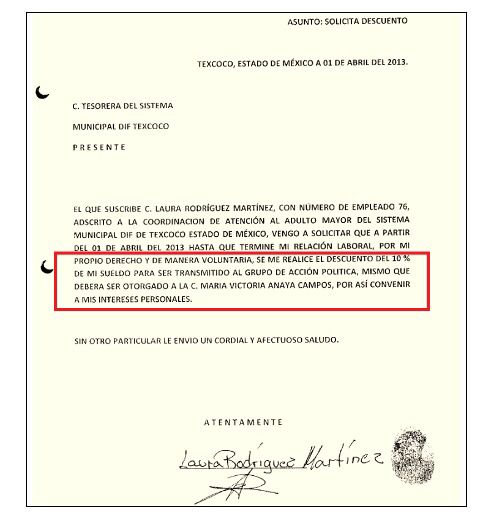 Solicitud de descuento (Especial)
