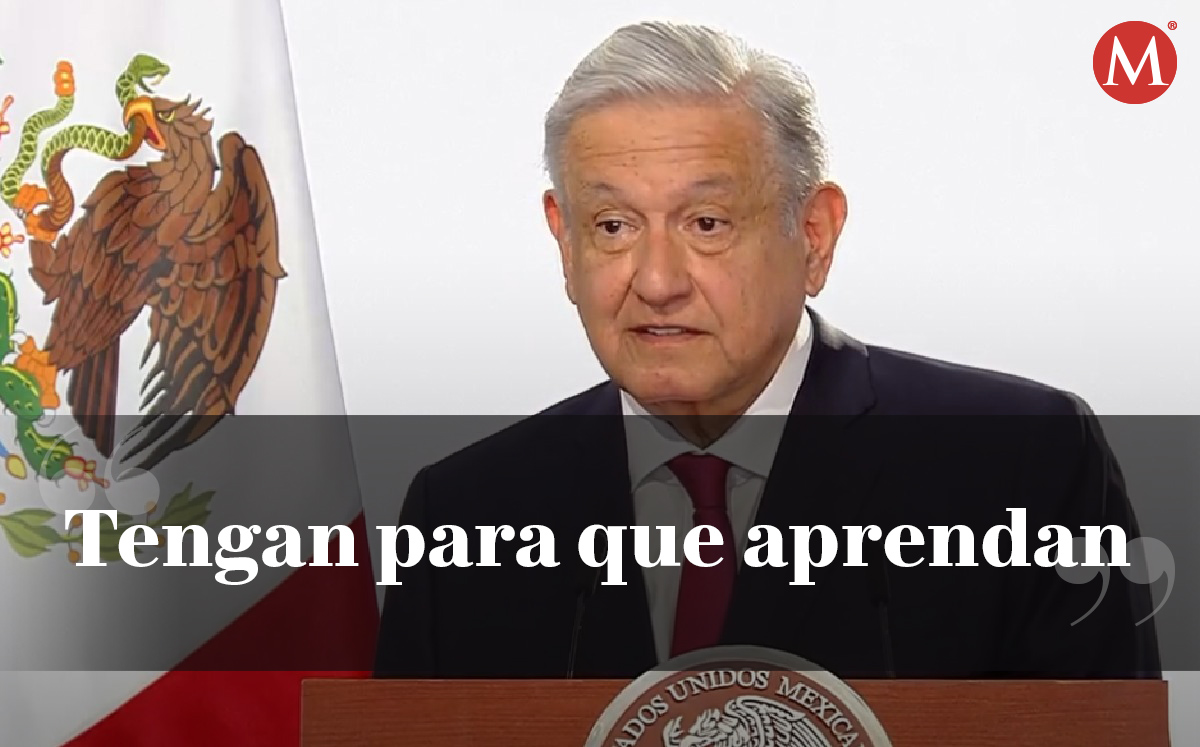 Dijo AMLO a los "neoliberales"