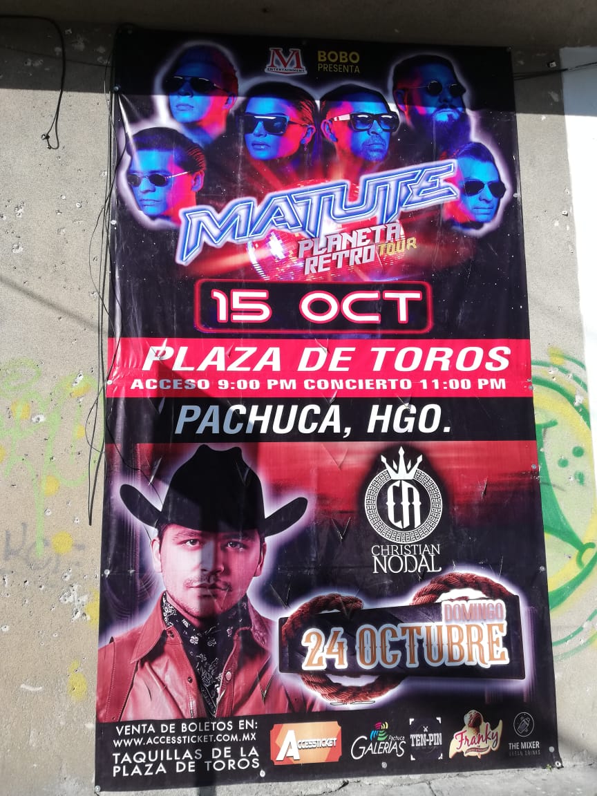 Pese a pandemia habrá conciertos en Pachuca el mes de Octubre