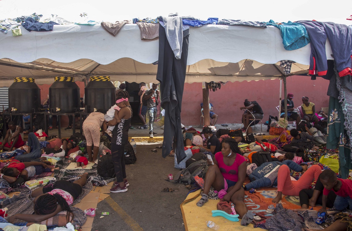 Migrantes haitianos.