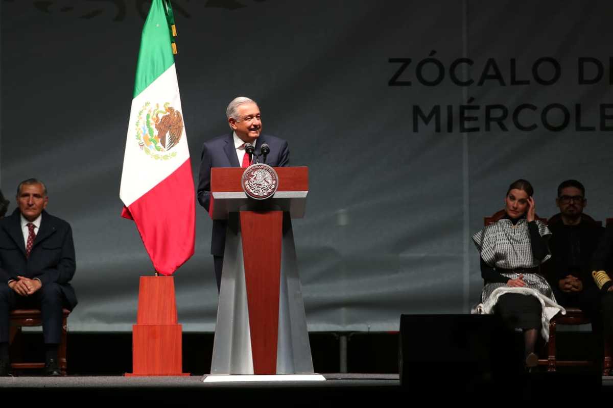 AMLO en el Zócalo