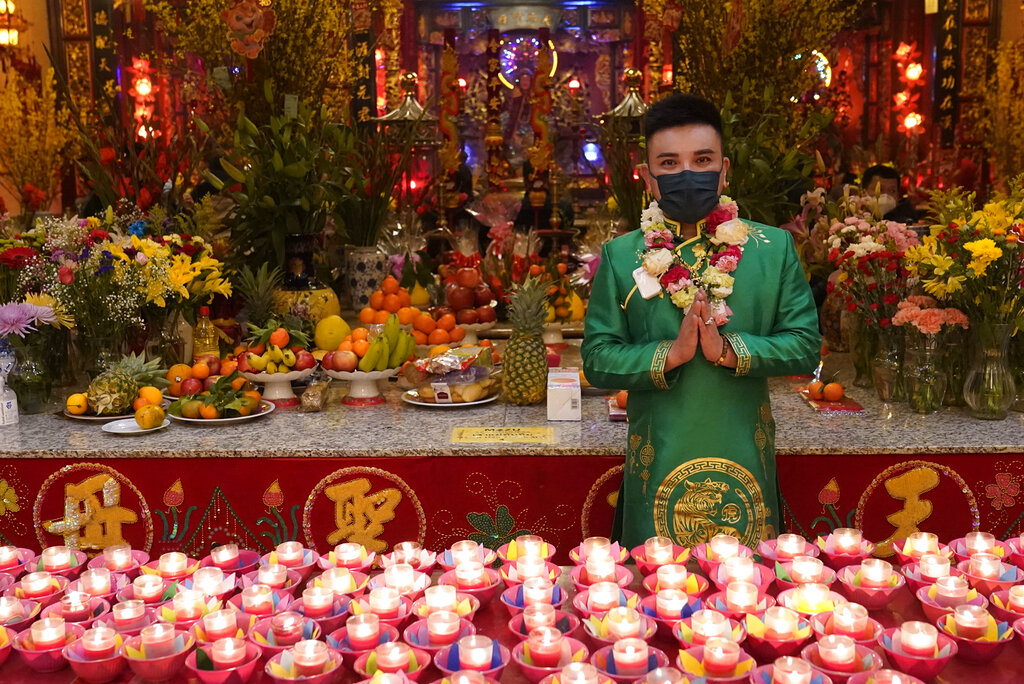 Año Nuevo Lunar en Chinatown, Los Ángeles. | AP