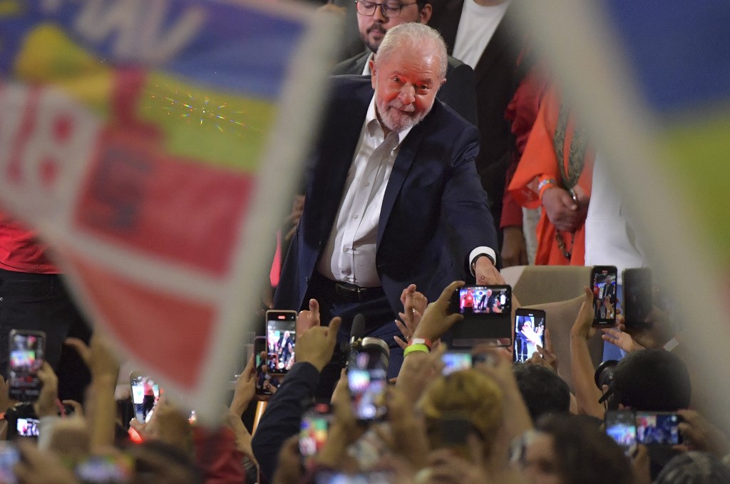 Lula da Silva y el pueblo de Brasil. (AFP)
